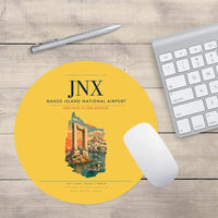 Thumbnail for Naxos Island National Airport (JNX) design on yellow round mouse pad