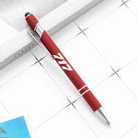 Thumbnail for Boeing 717 Flat Text touch pen - wine red