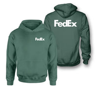 Thumbnail for FedEx logo on green double side hoodie