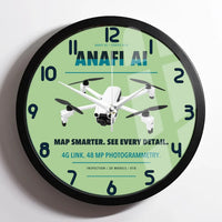 Thumbnail for Parrot ANAFI Ai design on light green framed wall clock