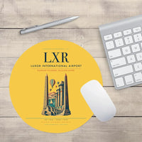 Thumbnail for Luxor International Airport (LXR) design on yellow round mouse pad