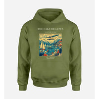 Thumbnail for VINTAGE G4039 - The Lake Regatta - Premium Hoodie design on greenarmy premium