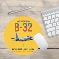 Thumbnail for B-32 Dominator design on yellow round mouse pad
