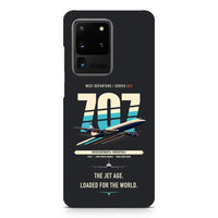Thumbnail for Boeing 707-320C design on samsung case - black