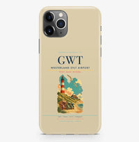 Thumbnail for Westerland Airport (GWT) design on beige iPhone 16 Pro MagSafe case