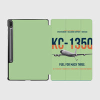 Thumbnail for KC-135Q Blackbird Tanker design on light green samsung tablet tablet case