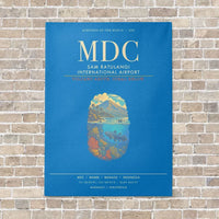 Thumbnail for Sam Ratulangi International Airport MDC - Canvas Framed - Turquoise