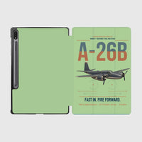 Thumbnail for A-26B Invader design on light green samsung tablet tablet case