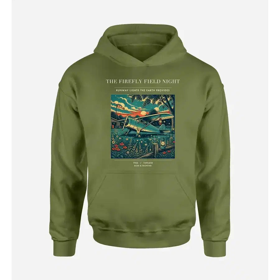 VINTAGE G4400 - The Firefly Field Night - Premium Hoodie design on greenarmy premium