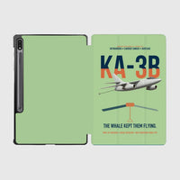 Thumbnail for KA-3B Skywarrior design on light green samsung tablet tablet case