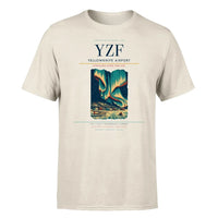 Thumbnail for Yellowknife Airport (YZF) T-Shirt single-side front print in Beige | yellowknife-airport-yzf-double-side-t-shirt