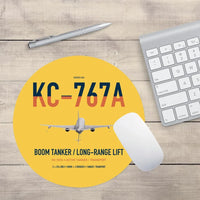 Thumbnail for Boeing KC-767A design on yellow round mouse pad