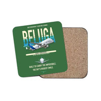 Thumbnail for Airbus BelugaXL / A330-743L design on green 1 piece coaster
