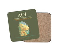 Thumbnail for Ancona Falconara Airport AOI Coaster 1-Piece - Green Army