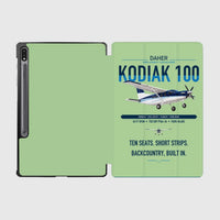Thumbnail for Daher Kodiak 100 Series III design on light green samsung tablet tablet case