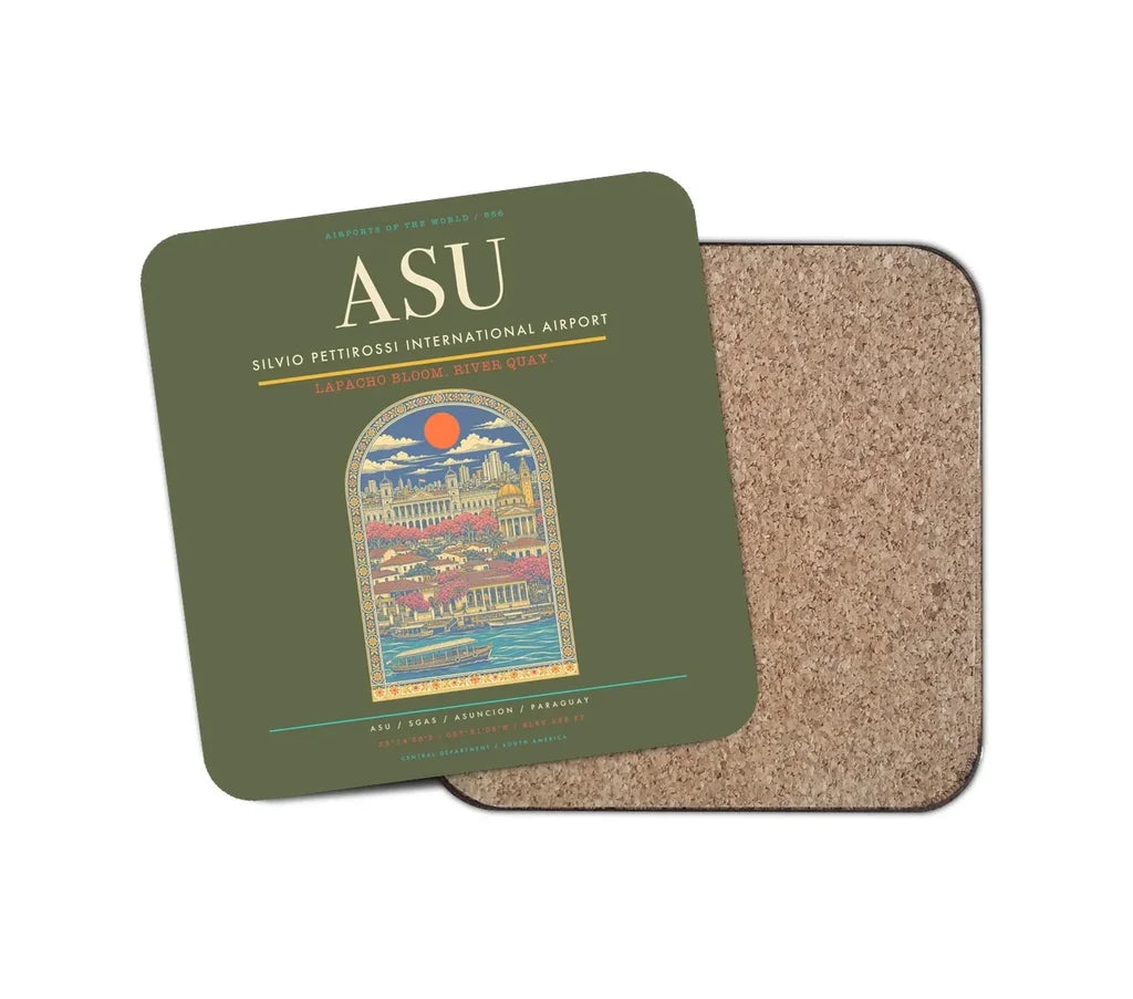 Silvio Pettirossi International Airport ASU Coaster 1-Piece - Green Army