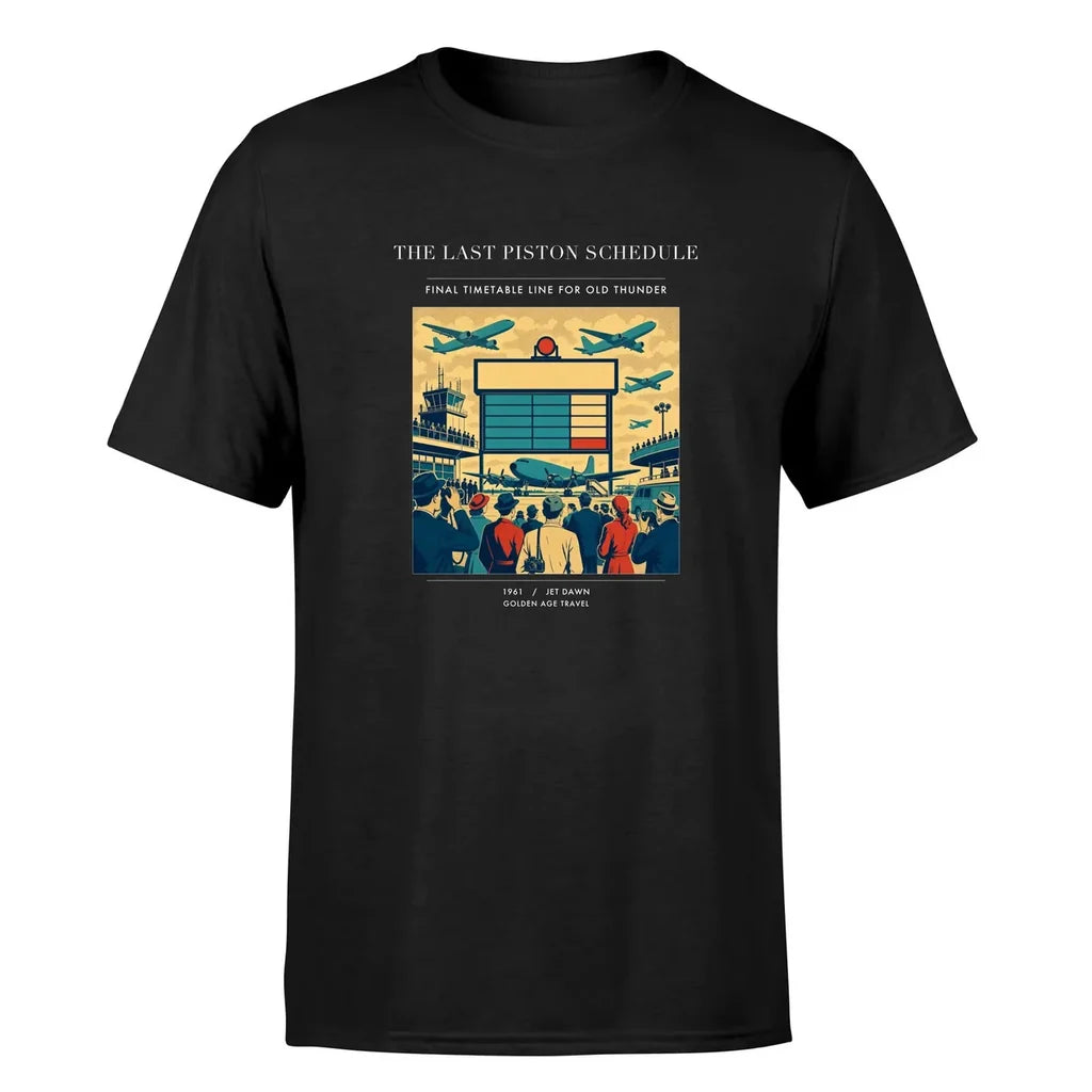 VINTAGE G4469 - The Last Piston Schedule - Premium T-Shirt design on black premium t shirt