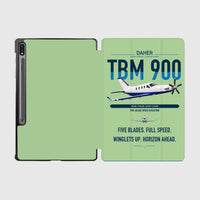 Thumbnail for Daher TBM 900 design on light green samsung tablet tablet case