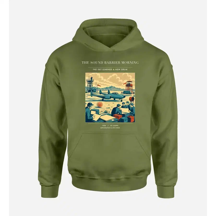 VINTAGE G4459 - The Sound Barrier Morning - Premium Hoodie design on greenarmy premium