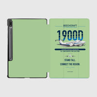 Thumbnail for Beechcraft 1900D design on light green samsung tablet tablet case