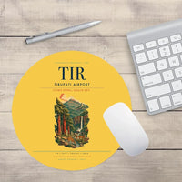 Thumbnail for Tirupati Airport (TIR) design on yellow round mouse pad