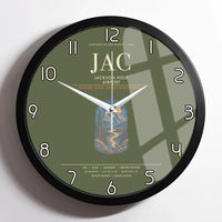 Thumbnail for Jackson Hole Airport JAC Wall-Clock Framed - Green Army