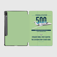 Thumbnail for Cessna Citation 500 - Citation I design on light green samsung tablet tablet case