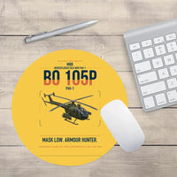 Thumbnail for MBB BO 105P PAH-1 design on yellow round mouse pad