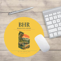 Thumbnail for Bharatpur Airport (BHR) design on yellow round mouse pad