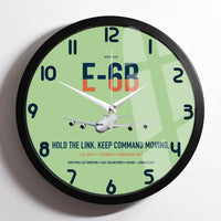 Thumbnail for E-6B Mercury design on light green framed wall clock