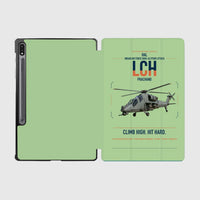 Thumbnail for HAL LCH Prachand design on light green samsung tablet tablet case