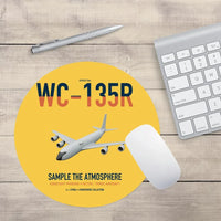 Thumbnail for WC-135R Constant Phoenix design on yellow round mouse pad