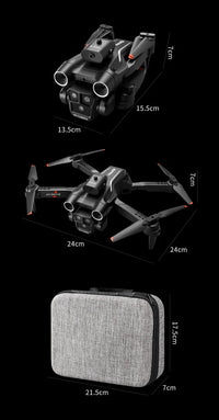 Thumbnail for K9MAX Drone: Triple-Lens Aerial Photography Quadcopter with Optical Flow & Obstacle Avoidance, Remote-Controlled Toy Drone - view 23