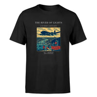 Thumbnail for VINTAGE G4152 - The River Of Lights - Premium T-Shirt design on black premium t shirt