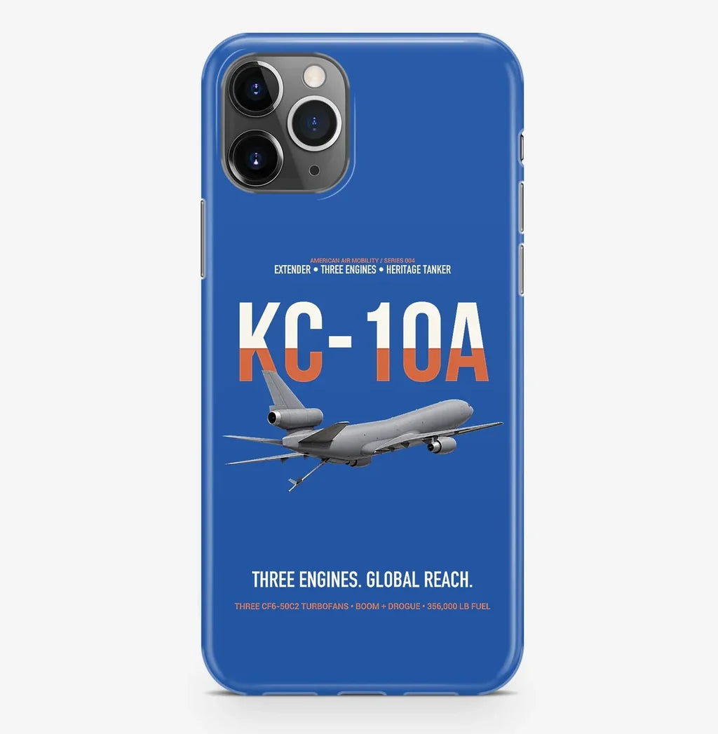 KC-10A EXTENDER design on blue magsafe iphone case, for iPhone Pro Max