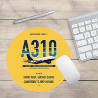 Thumbnail for Airbus A310-200P2F design on yellow round mouse pad