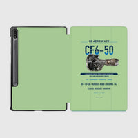 Thumbnail for CF6-50 design on light green samsung tablet tablet case