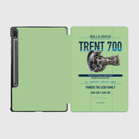 Thumbnail for TRENT 700 design on light green samsung tablet tablet case