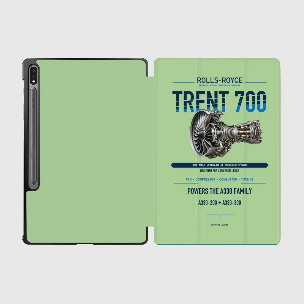 TRENT 700 design on light green samsung tablet tablet case
