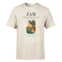 Thumbnail for Zamboanga International Airport (ZAM) T-Shirt single-side front print in Beige | zamboanga-international-airport-zam-double-side-t-shirt