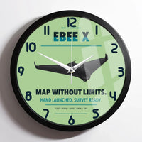Thumbnail for AgEagle eBee X design on light green framed wall clock
