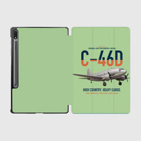 Thumbnail for C-46D Commando design on light green samsung tablet tablet case