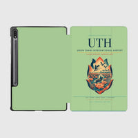 Thumbnail for Udon Thani International Airport (UTH) design on light green samsung tablet tablet case