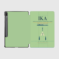 Thumbnail for Tehran Imam Khomeini International Airport (IKA) design on light green samsung tablet tablet case