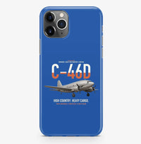 Thumbnail for C-46D Commando design on blue magsafe iphone case, for iPhone Pro Max