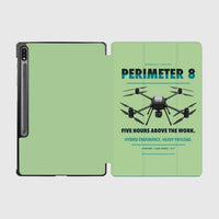 Thumbnail for Skyfront Perimeter 8 design on light green samsung tablet tablet case