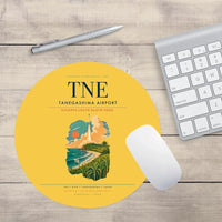 Thumbnail for Tanegashima Airport (TNE) design on yellow round mouse pad