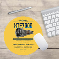 Thumbnail for HTF7000 design on yellow round mouse pad