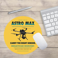 Thumbnail for Freefly Astro Max design on yellow round mouse pad