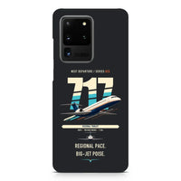 Thumbnail for Boeing 717-200 design on samsung case - black